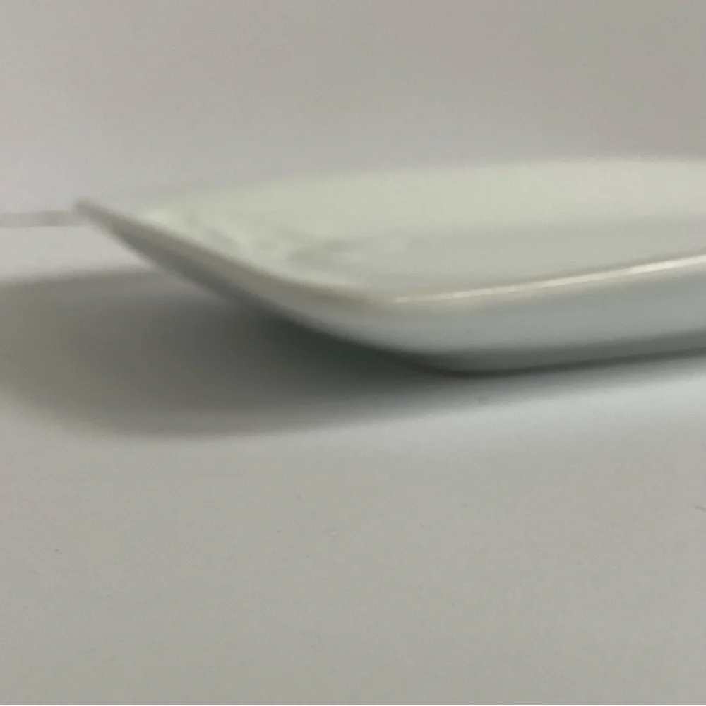Crate & Barrel Plate Porcelain with Raised Olive Design For Cheese Snacks mint!